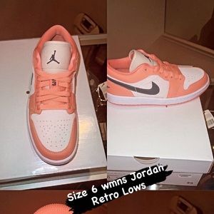 Wmns Air Jordan 1 low “Madder Root” size 6